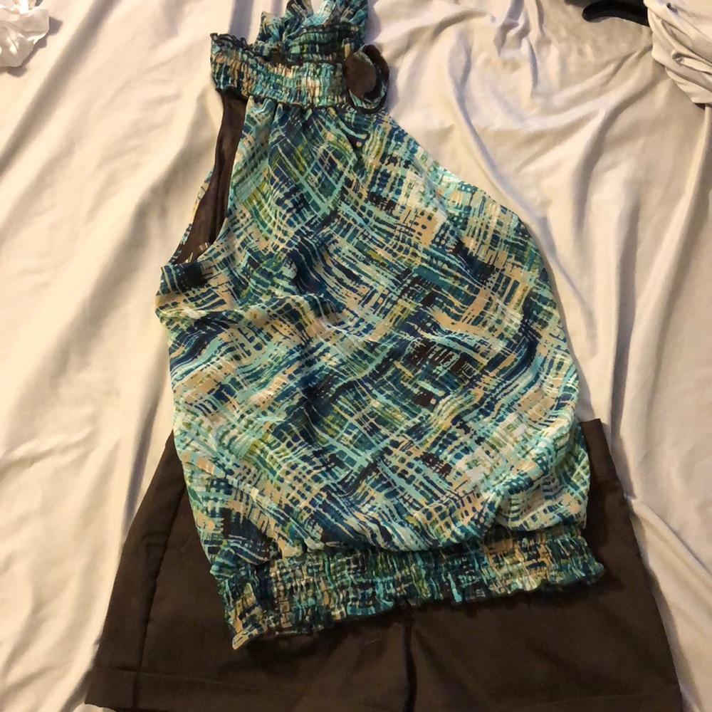 Shorts and Halter top set